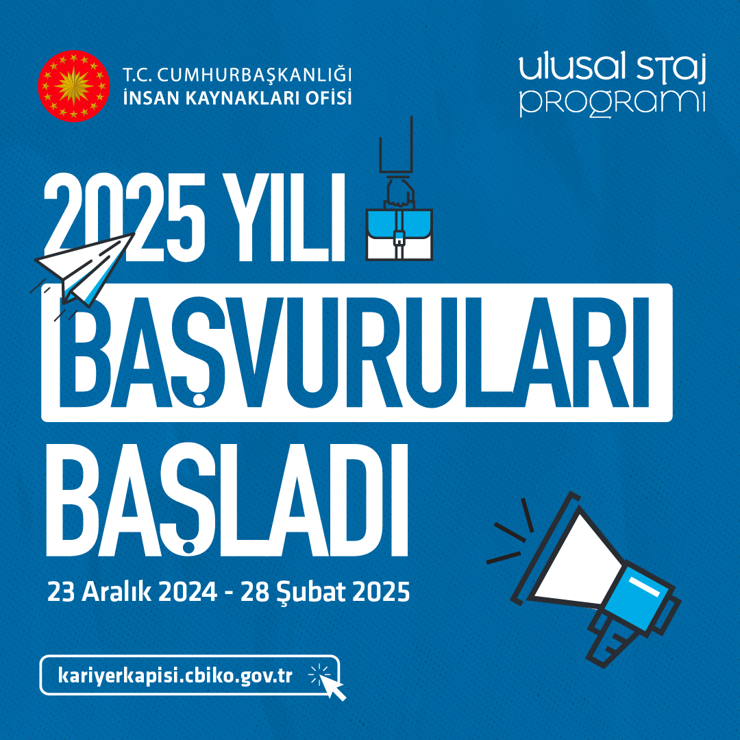 Ulusal Staj Programı Başvuruları Başladı