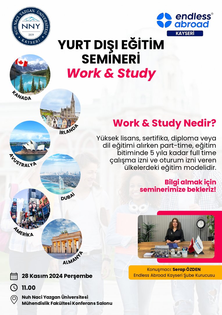 Work&Study Yurt Dışı Eğitim Semineri